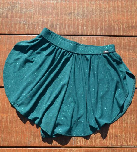 Spódnico-spodenki Rose brokat butelkowe S