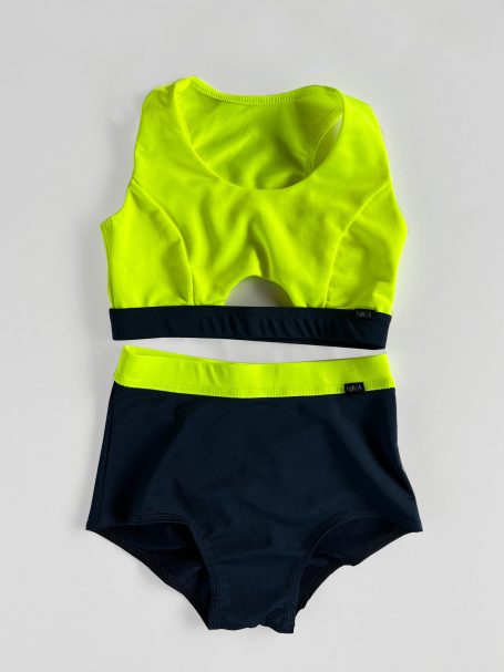 Komplet neon-granat XS