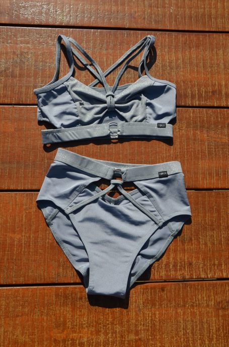 Komplet Wiola szary S