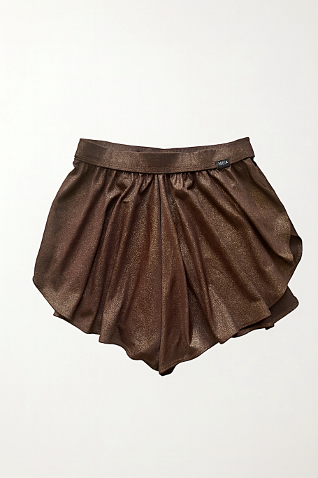 Spódnico-spodenki Rose brązowy-złoty M